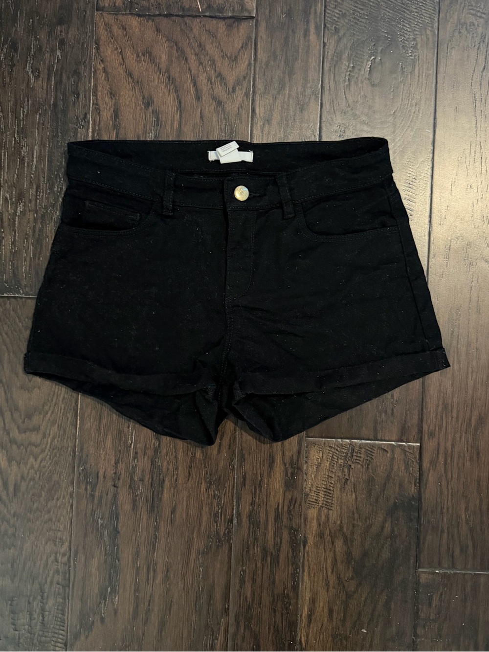 H&M Black Women's Denim JeanShorts